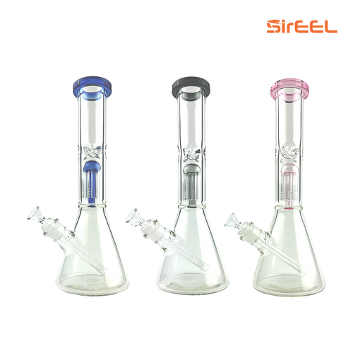 Photograph of product: 14" SirEEL 6-Arm Tree Perc Beaker Bong