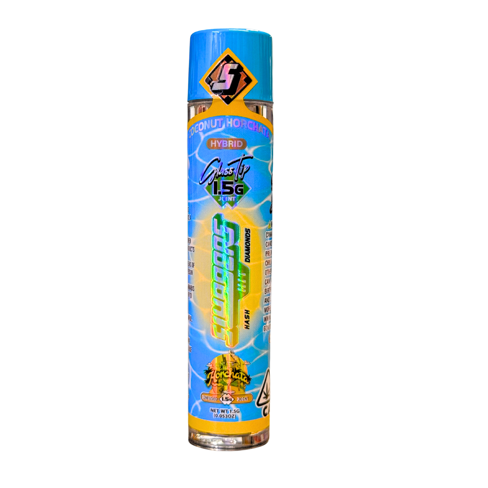 Photograph of product: COCONUT HORCHATA au chocolat & DIAMOND INFUSED PREROLL