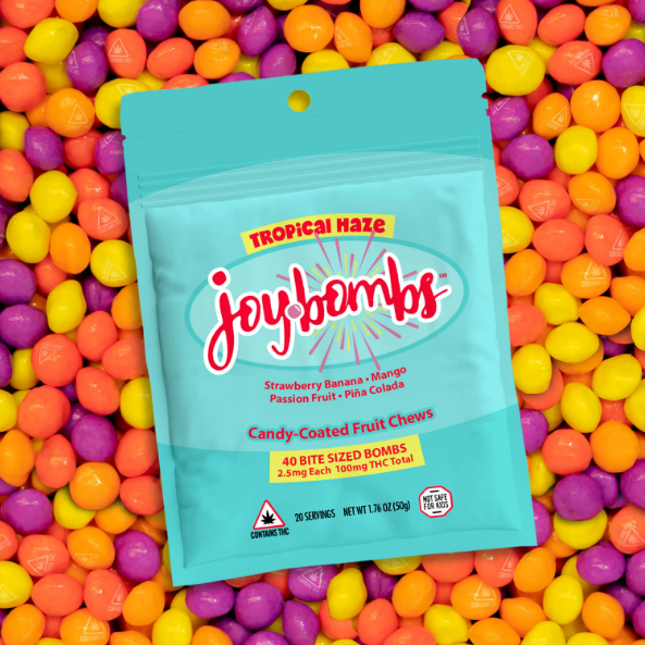 Photograph of product: Tropical Haze | 2.5mg/40ct Fruit Chews