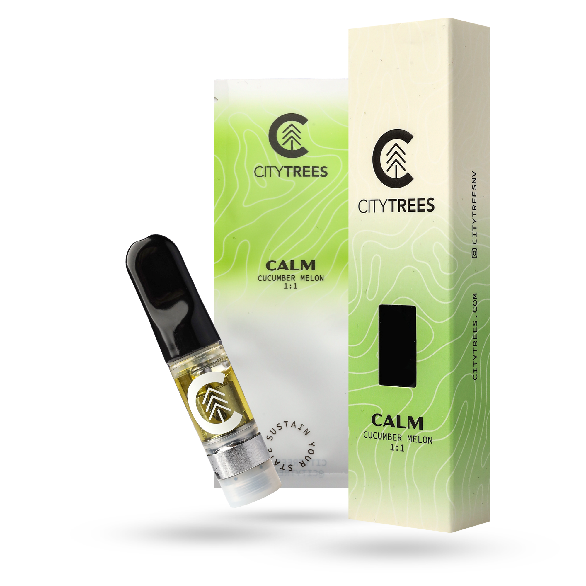 Photograph of product: City Trees | Calm Cucumber Melon 1:1 Cart 0.5g