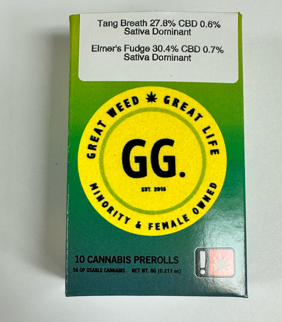 Photograph of product: GG - 10pk .5g Preroll - Ripped Off Runtz/Pink Certz