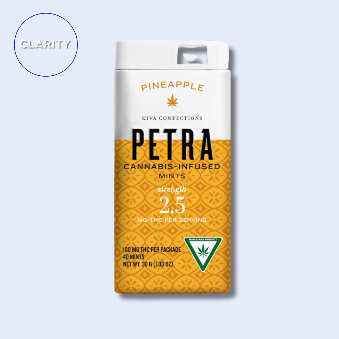 Photograph of product: Petra | 100mg Mints | Pineapple
