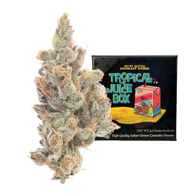 Photograph of product: Tropical Juice Box 3.5g - 