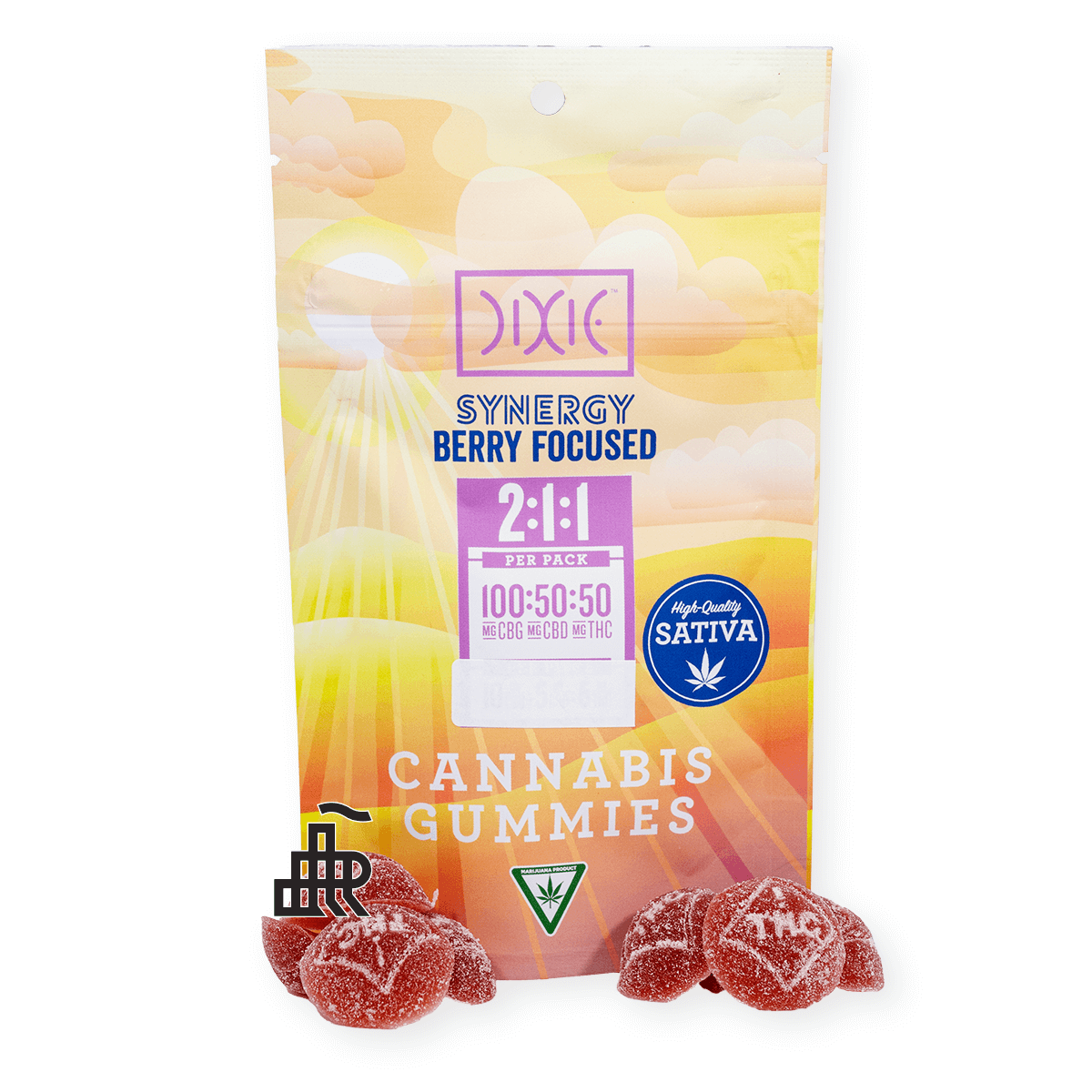 Photograph of product: Berry Focused Synergy |  2:1:1 - CBG:CBD:TH-oui