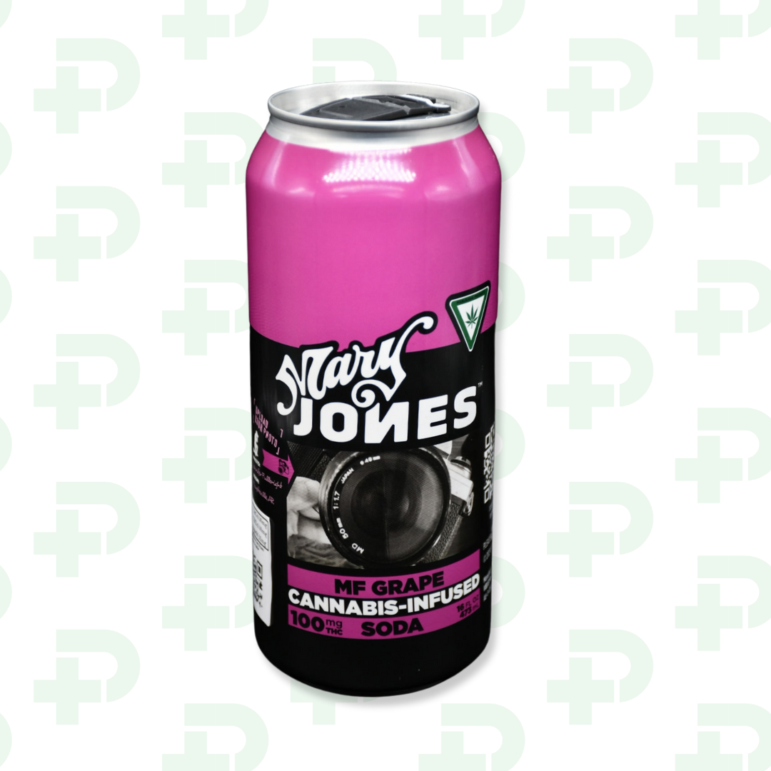 Photograph of product: Mary Jones Soda 100mg - MF Grape