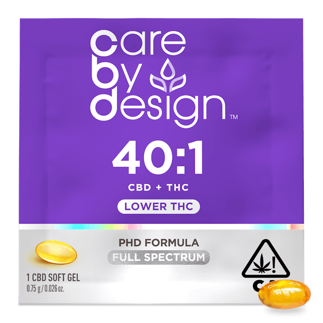 Photograph of product: 40:1 | Soft Gels | .5mg Capsule