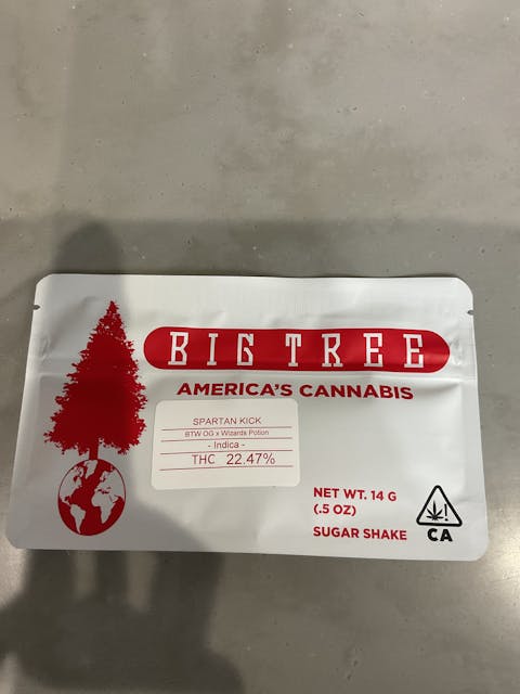 Photograph of product: Big Tree - 14g RYO - Spartan Kick - 