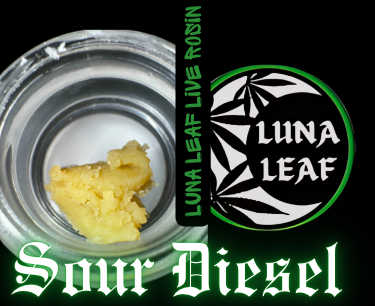 Photograph of product: LUNA LEAF | Sour Diesel | Live Rosin (S)
