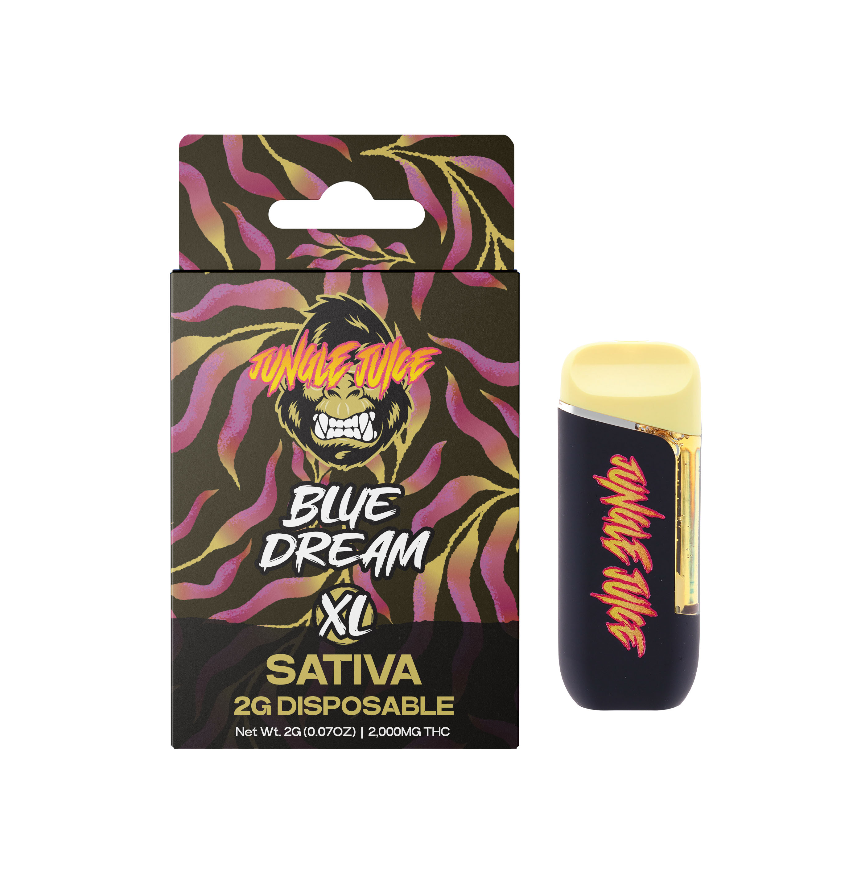 Photograph of product: Jungle Juice - Blue Dream Disposable 2g