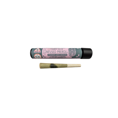 Photograph of product: Strawberry Lemon Cheesecake | Infused Pre-Roll | 1.05g