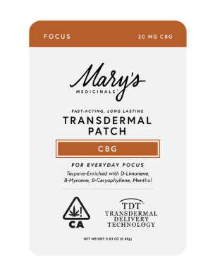 Photograph of product: Patches Focus 1ct (20mgcbg)   20 Mg
