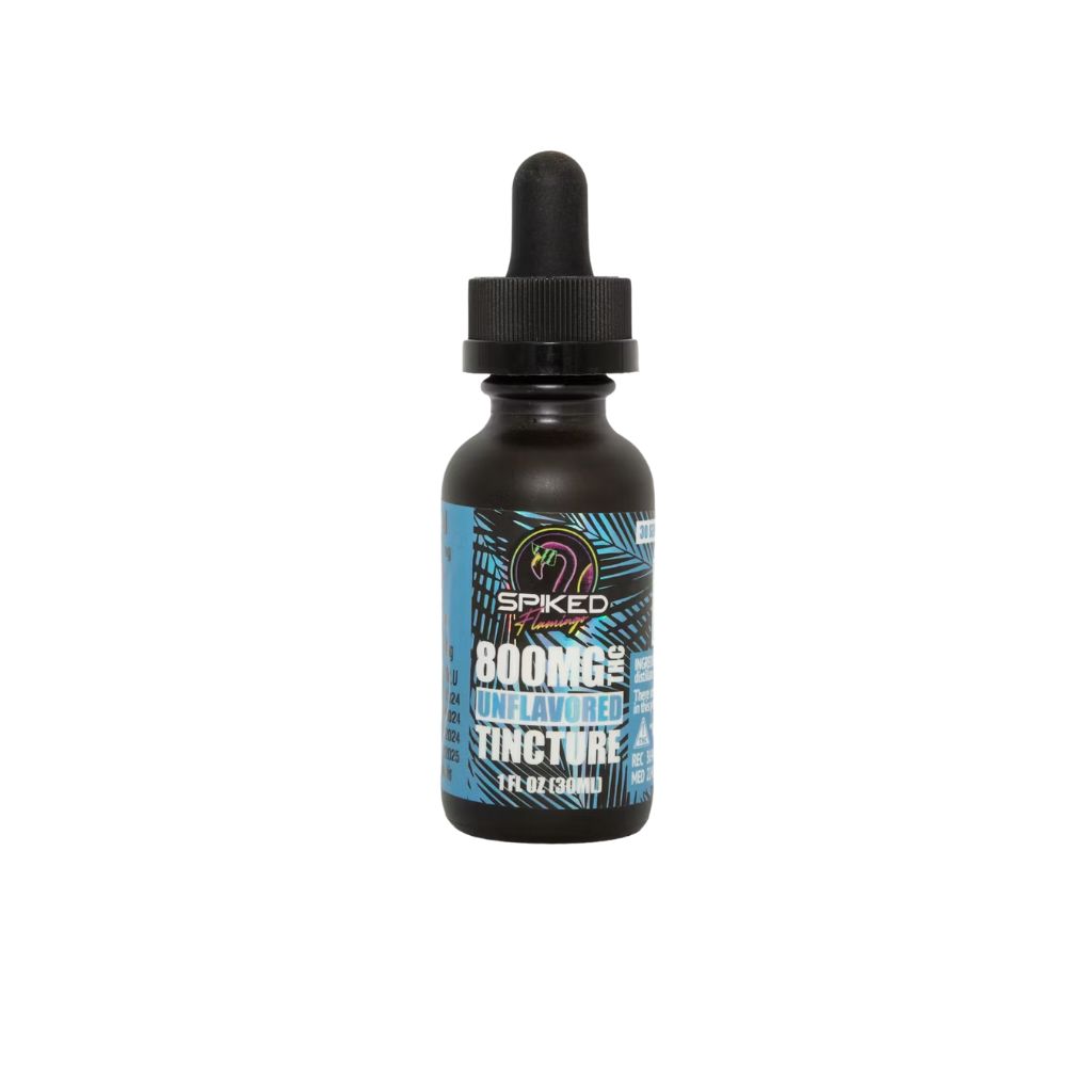 Photograph of product: Spiked Flamingo Unflavored TH-oui Tincture 800mg