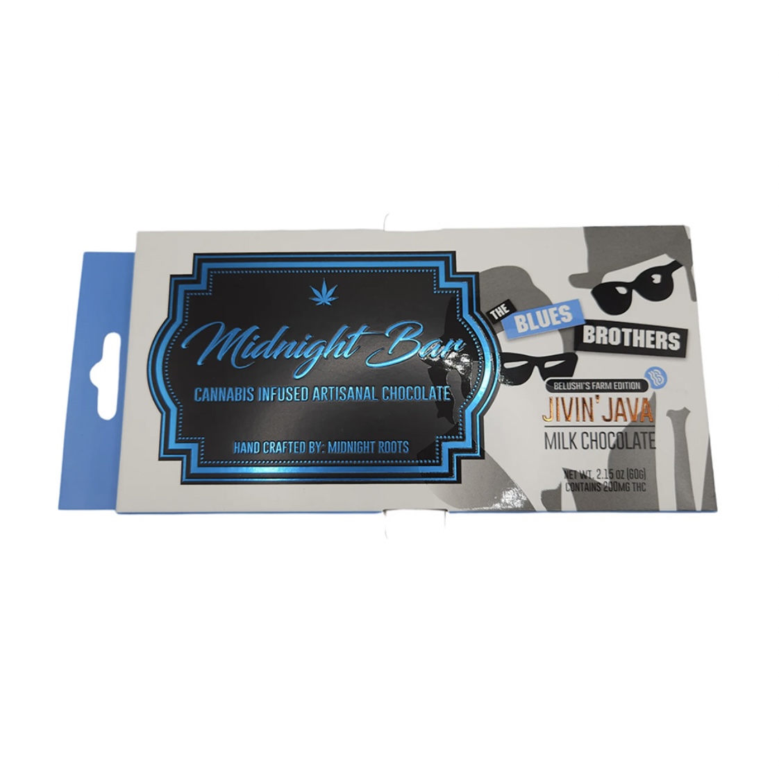 Photograph of product: AU Midnight: Jivin Java 200mg Milk Chocolate Bar