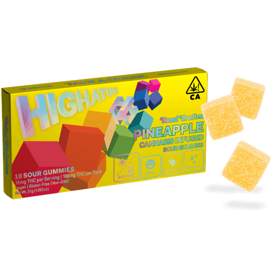 Photograph of product: Pineapple Sour Gummy (10pc) - 