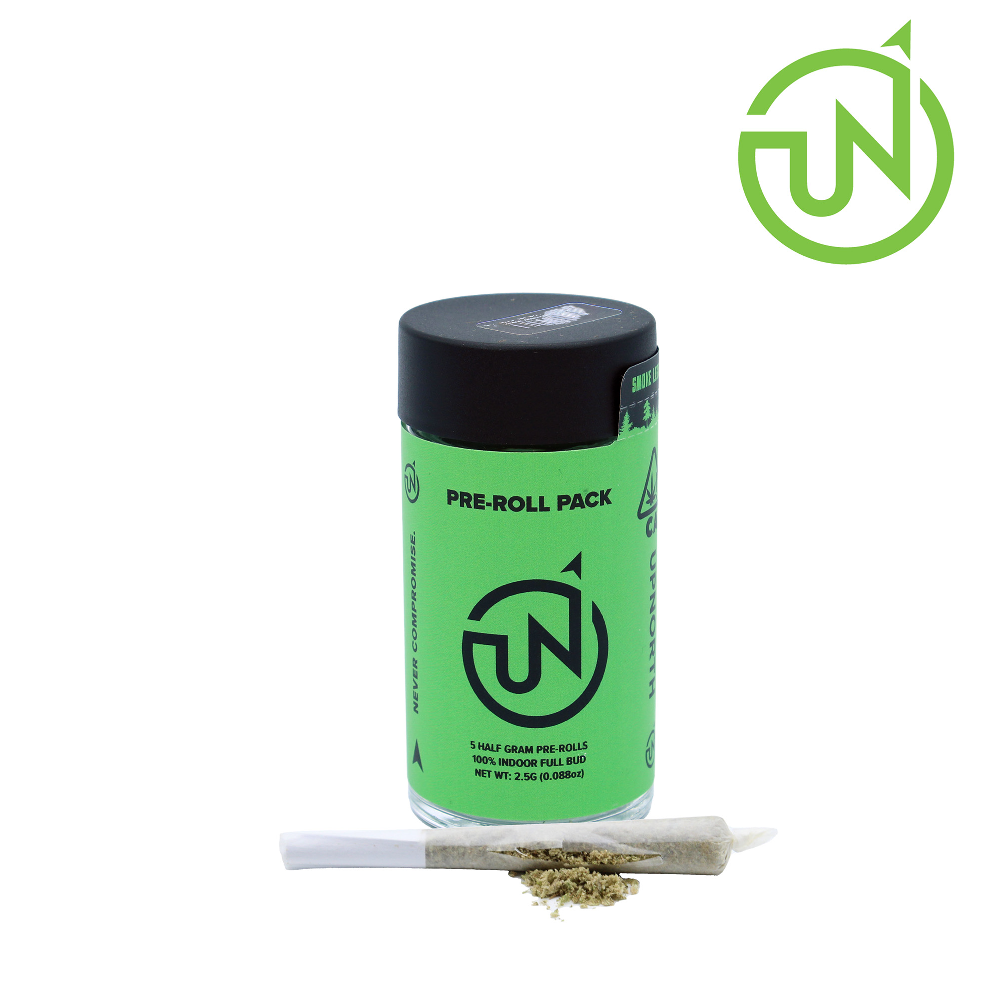 Photograph of product: UpNorth - Preroll - Durban Poison - 5 Pack