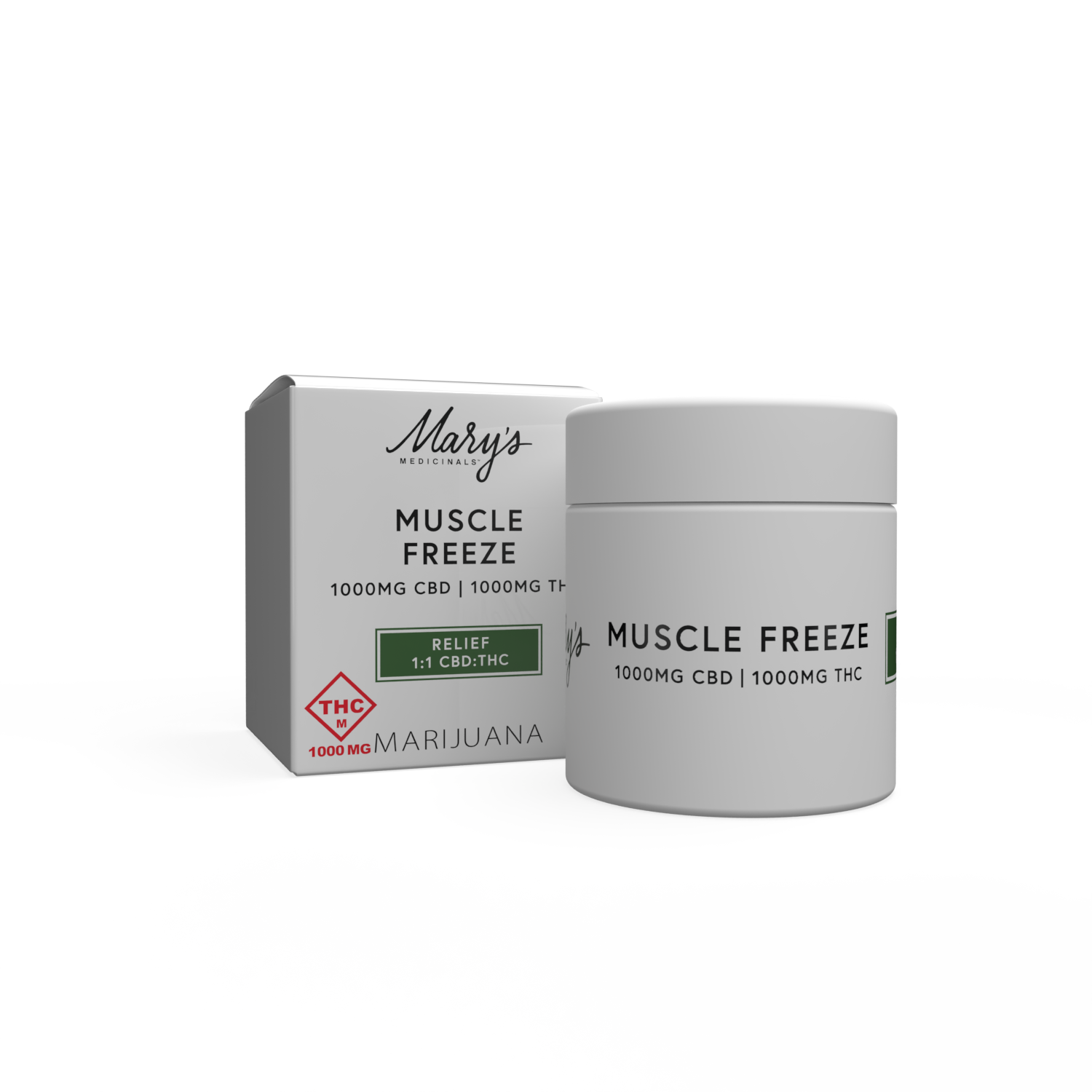 Photograph of product: Muscle Freeze Relief 1:1 TH-oui:CBD