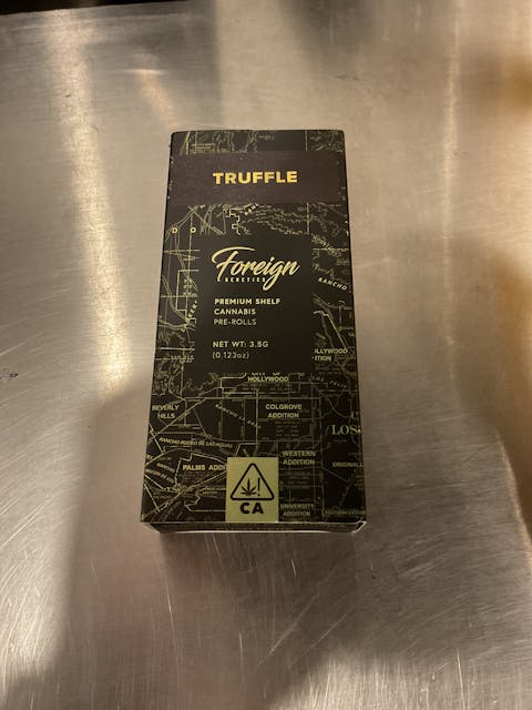 Photograph of product: BLACK TRUFFLE 5 PACK PREROLL - 