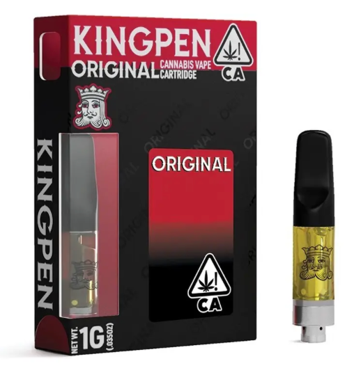 Photograph of product: KINGPEN, 1.0g Cart (I), Blackberry Kush