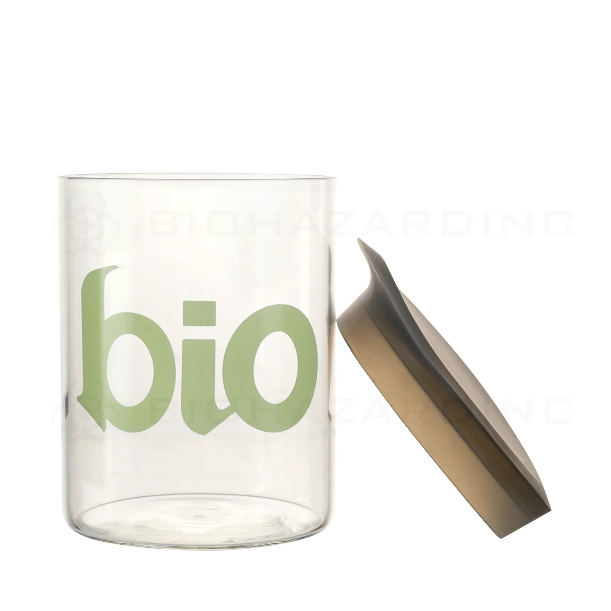 Photograph of product: BIO Glass Stash Nug Glass Jar w/ Airtight Lid 4.75"