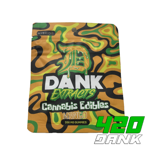 Photograph of product: Dank - 200mg Gummies - Mango (H)