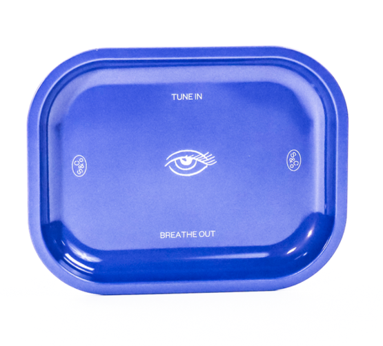 Photograph of product: LuvBuds - Sackville Rolling Tray - Blue