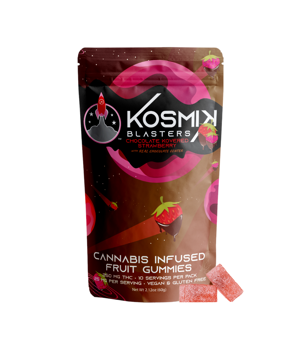 Photograph of product: Kosmik - Chocolate Kovered Strawberry Blasters (10mg/100mg)