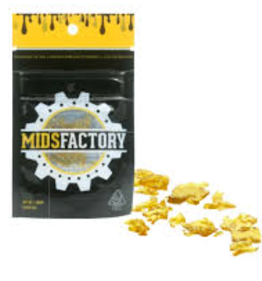 Photograph of product: MIDSFACTORY CLEMENTINE MIST 1G SHATTER
