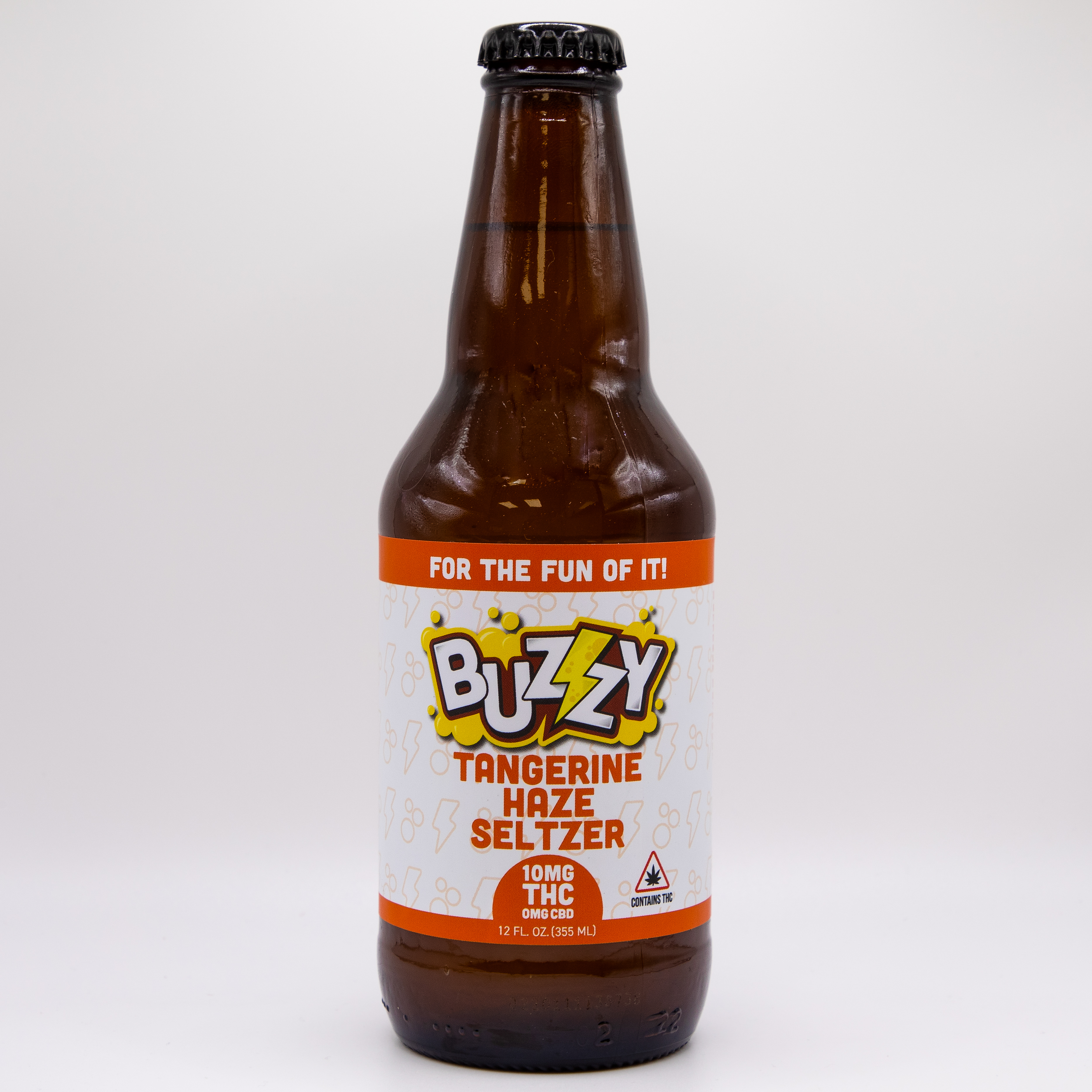 Photograph of Product: Buzzy Tangerine Haze Seltzer