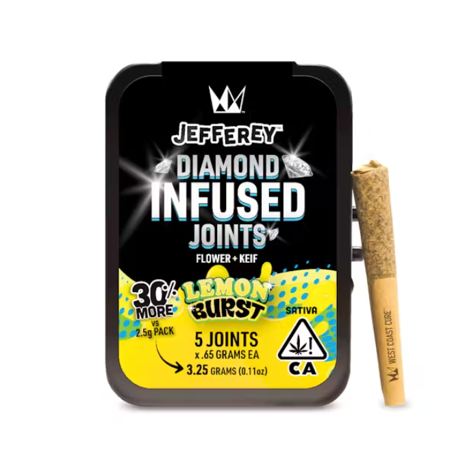 Photograph of product: LEMON BURST 5PK [INFUSED JEFFEREY]