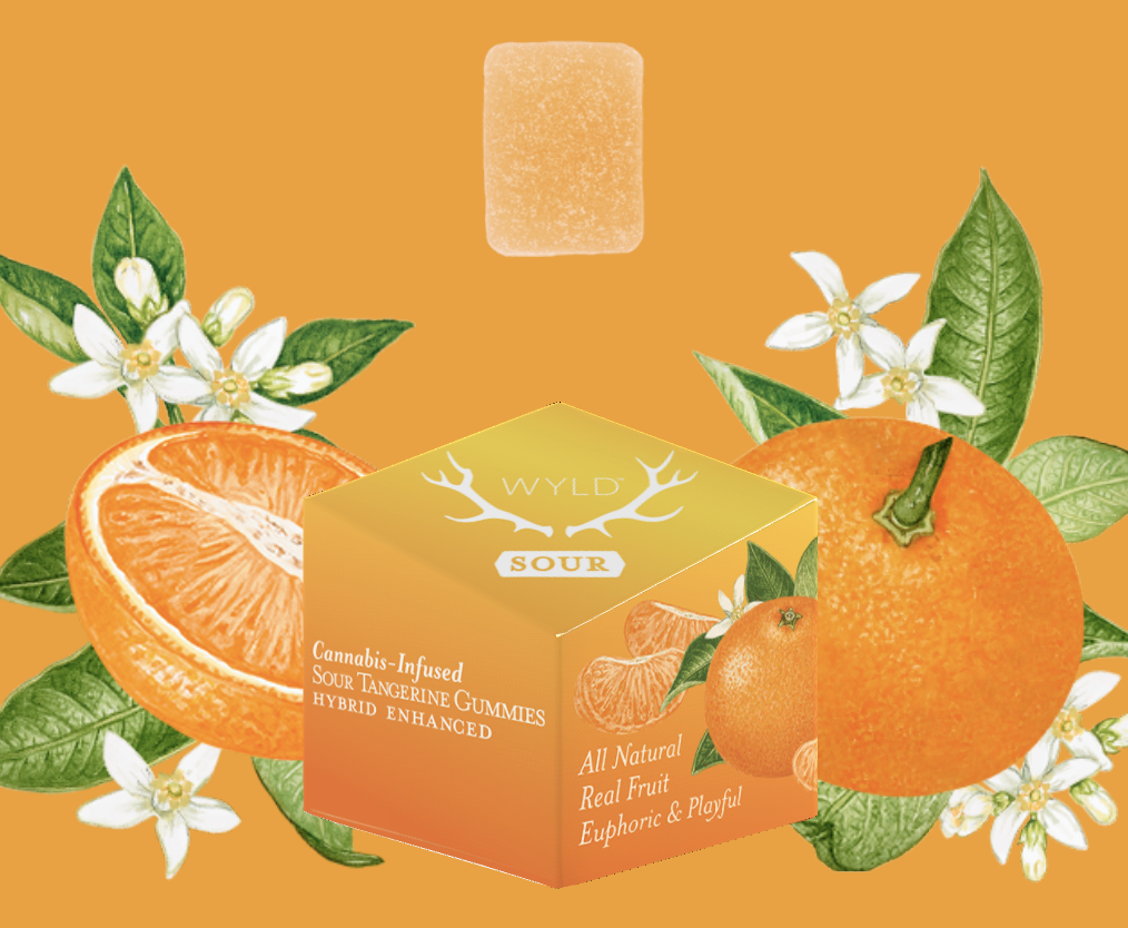 Photograph of product: Gummies - Sour Tangerine Hybrid - 20 Pcs - 100mg