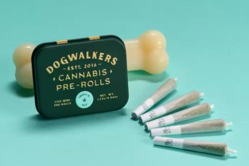 Photograph of product: 5PK TRES DAWG IX X TRES OG 0.35G PREROLLS
