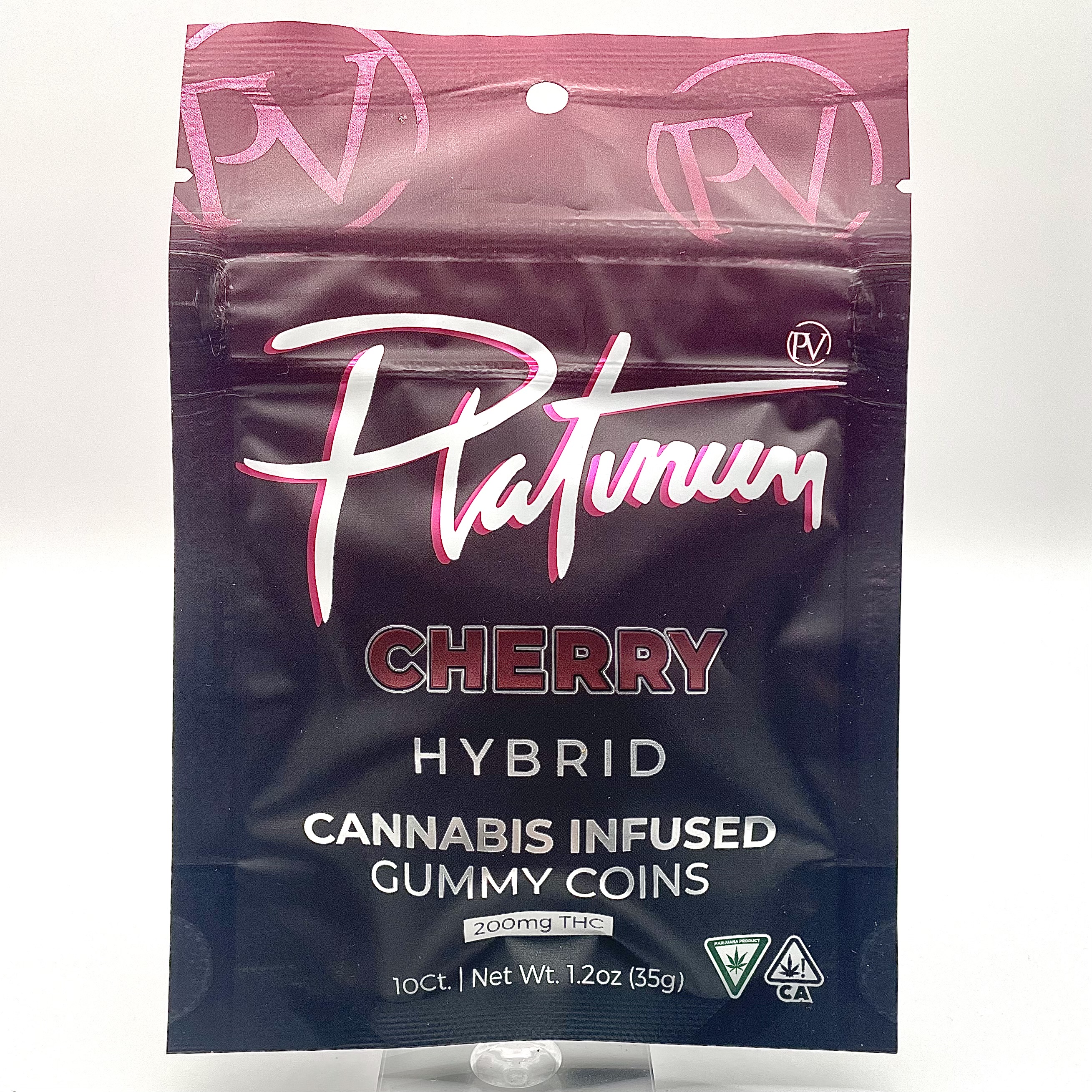 Photograph of product: PLATINUM VAPE | WILD CHERRY | GUMMIES | 200MG