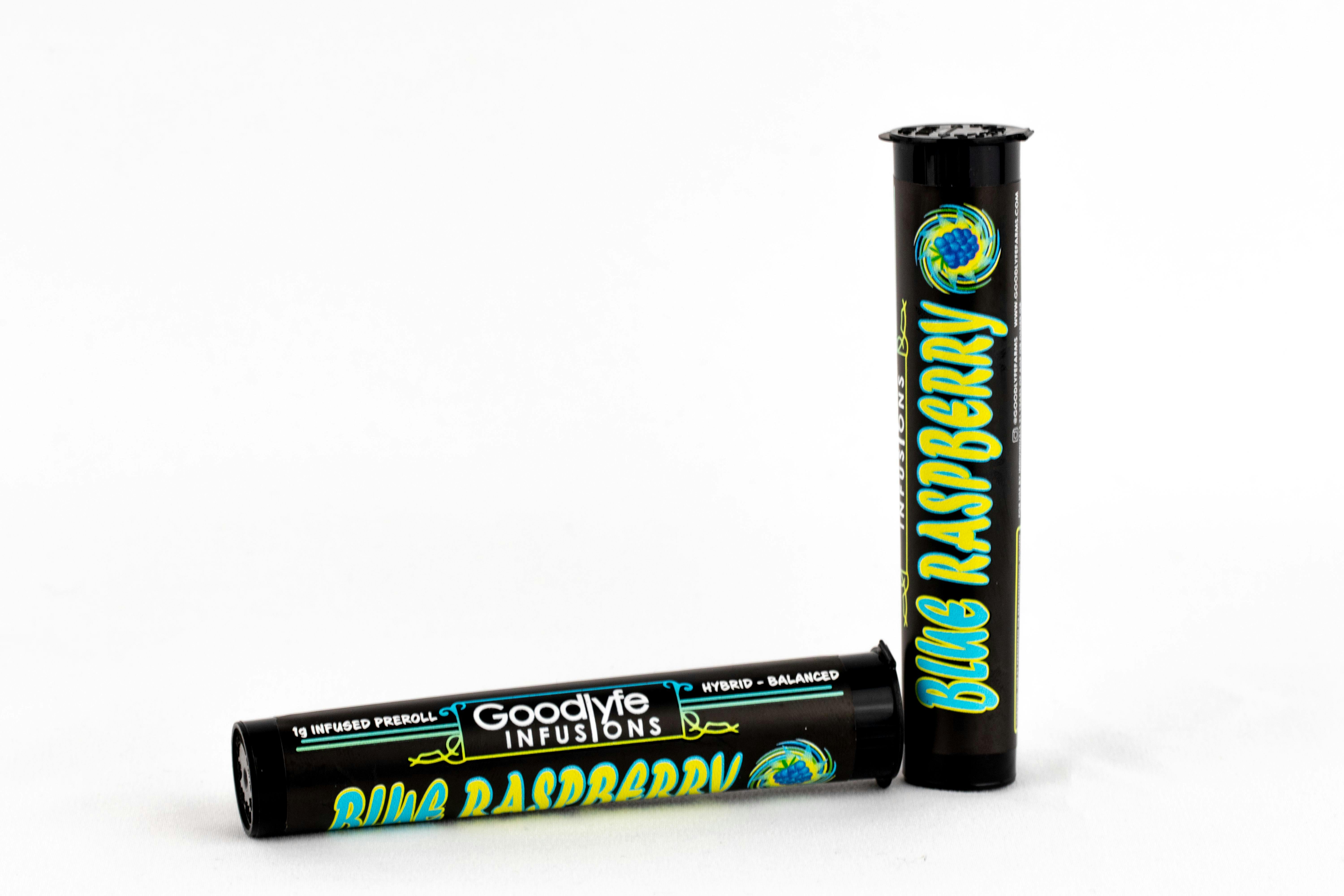 Photograph of product: GoodLyfe Infusions - Blue Raspberry - Infused Pre-Roll