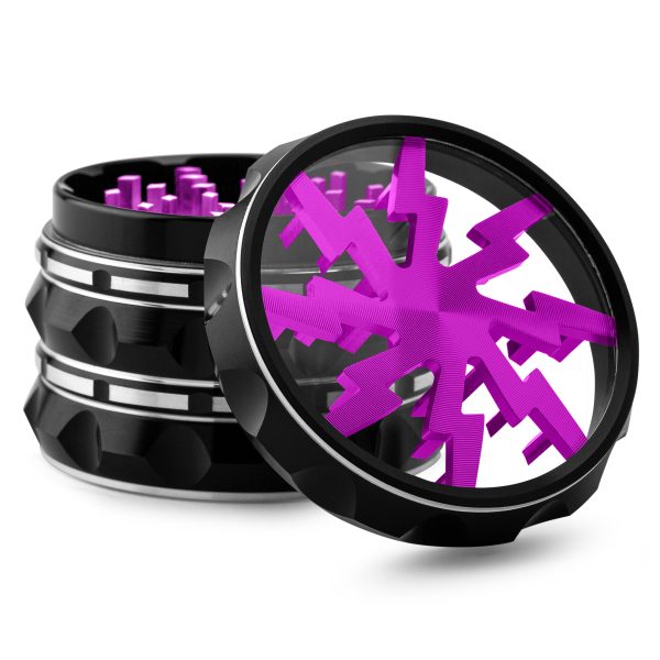 Photograph of product: Kozo Lightning 2.5" - Purple Grinder