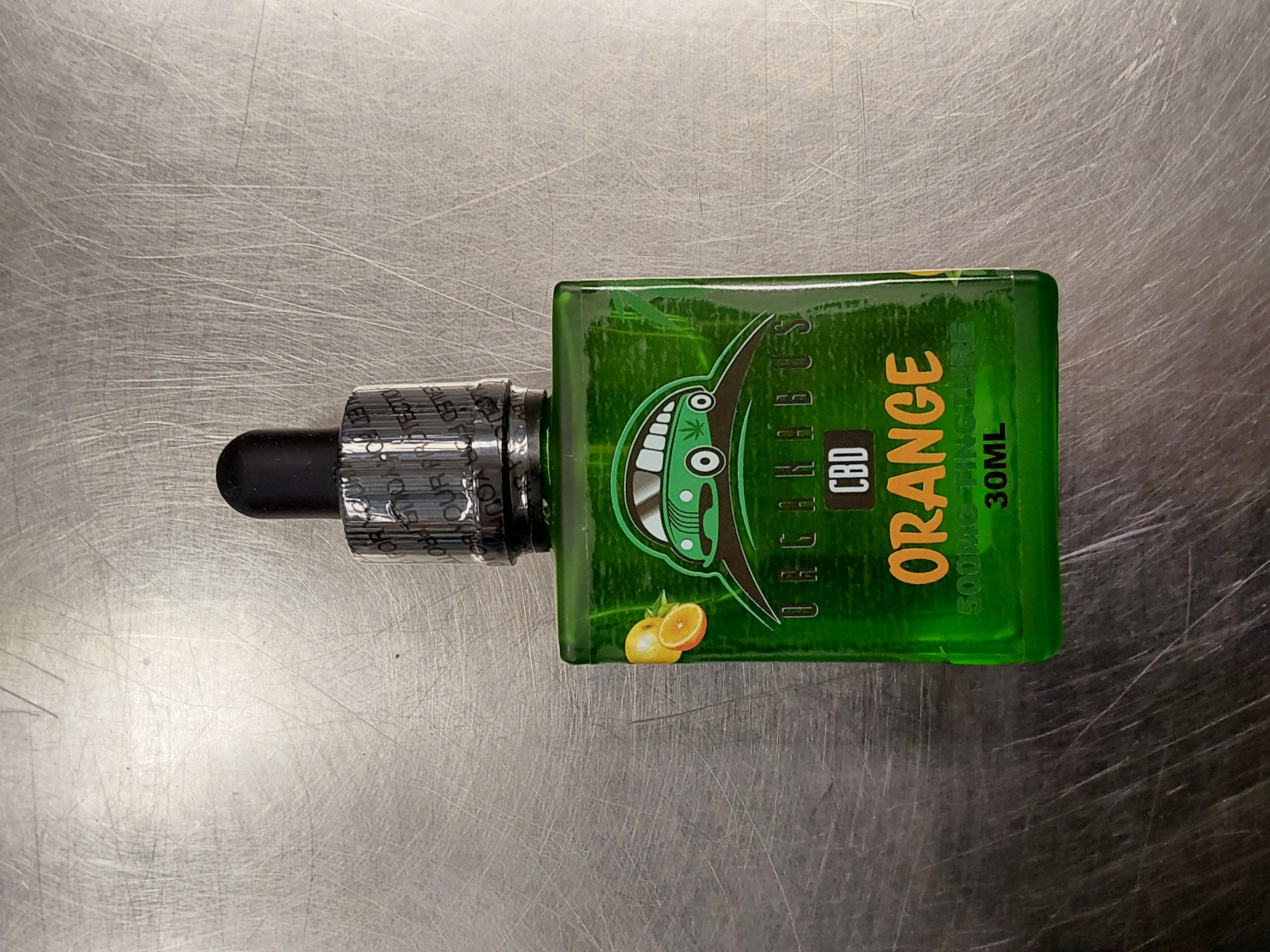 Photograph of product: CBD TINCTURE ORANGE 500MG