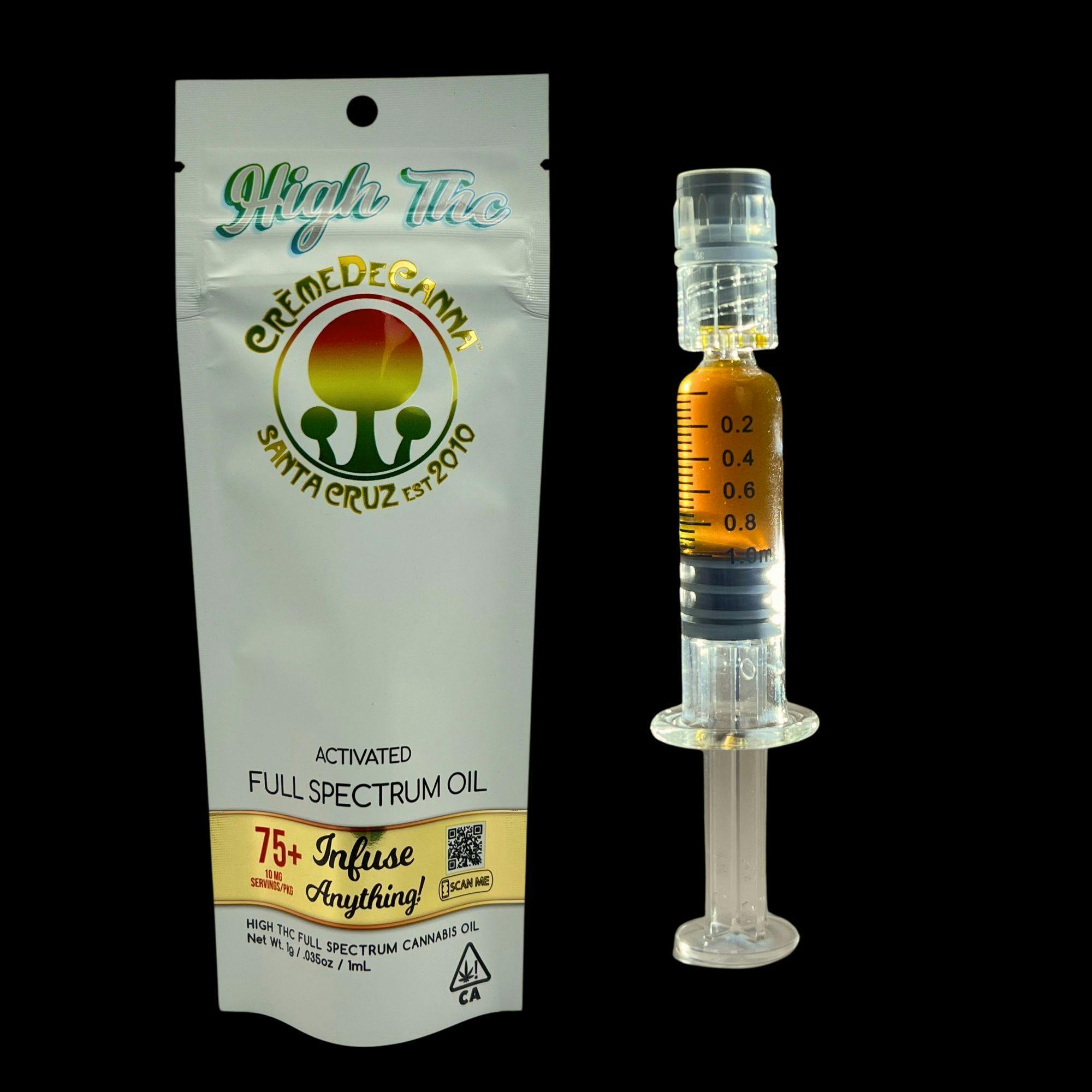 Photograph of product: FULL SPECTRUM OIL (FSO) - HIGH CBD - 1G