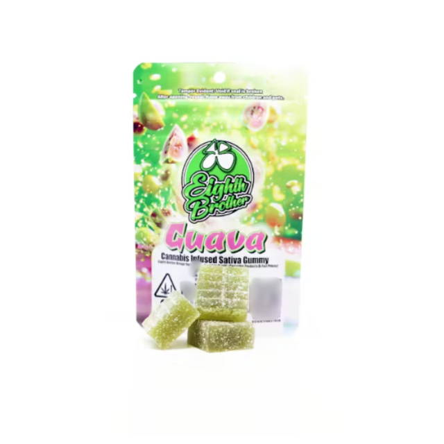Photograph of product: SINGLE- 100MG- GUAVA- GUMMY