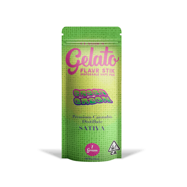 Photograph of product: Green Crack | 1g All-In-One Flavr Stick - 