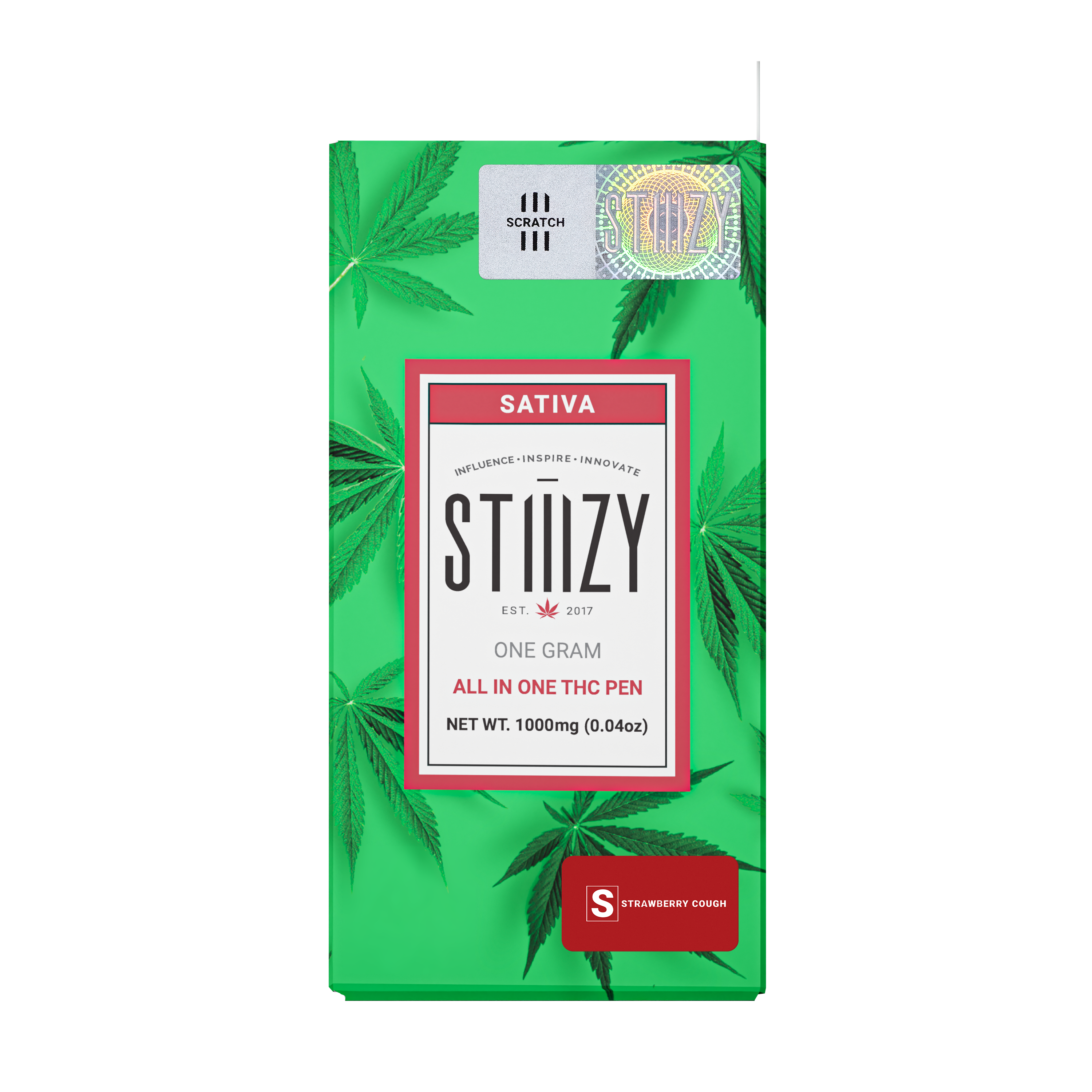 Photograph of product: STIZZY Original (1g) AIO Strawberry Cough (S)