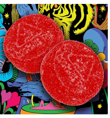 Photograph of product: 5mg Strawberry Kiwi Gummies 20pk
