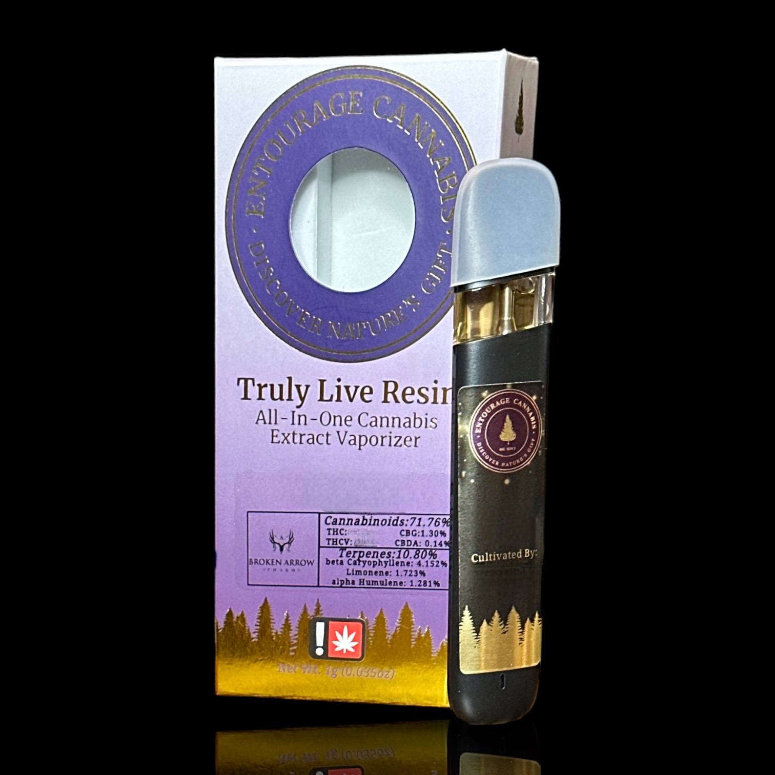 Photograph of product: (All-in-One Live Resin) Pina CBD