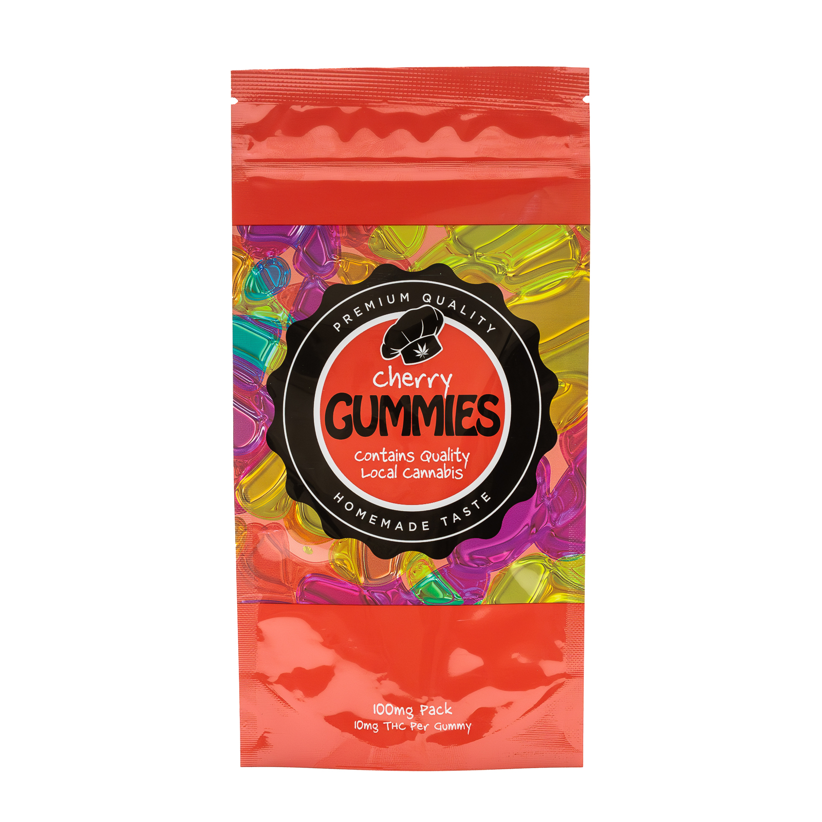 Photograph of product: Chefs Made | Cherry Gummies | 100mg [#80]