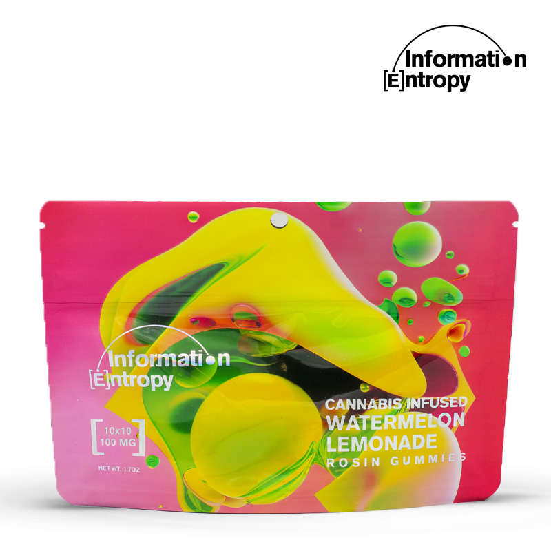 Photograph of Product: Information Entropy Watermelon Lemonade Rosin Gummies 100mg