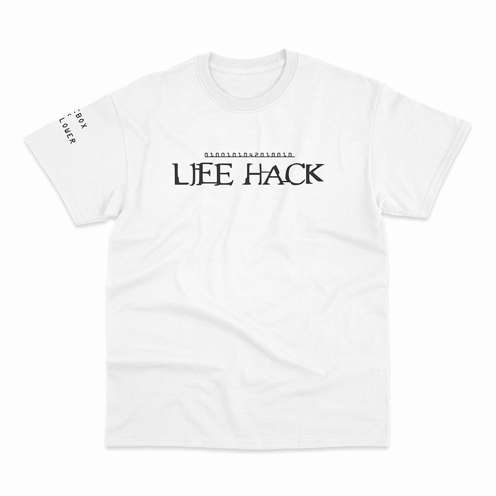 Photograph of Product: Life Hack Large T-Shirt