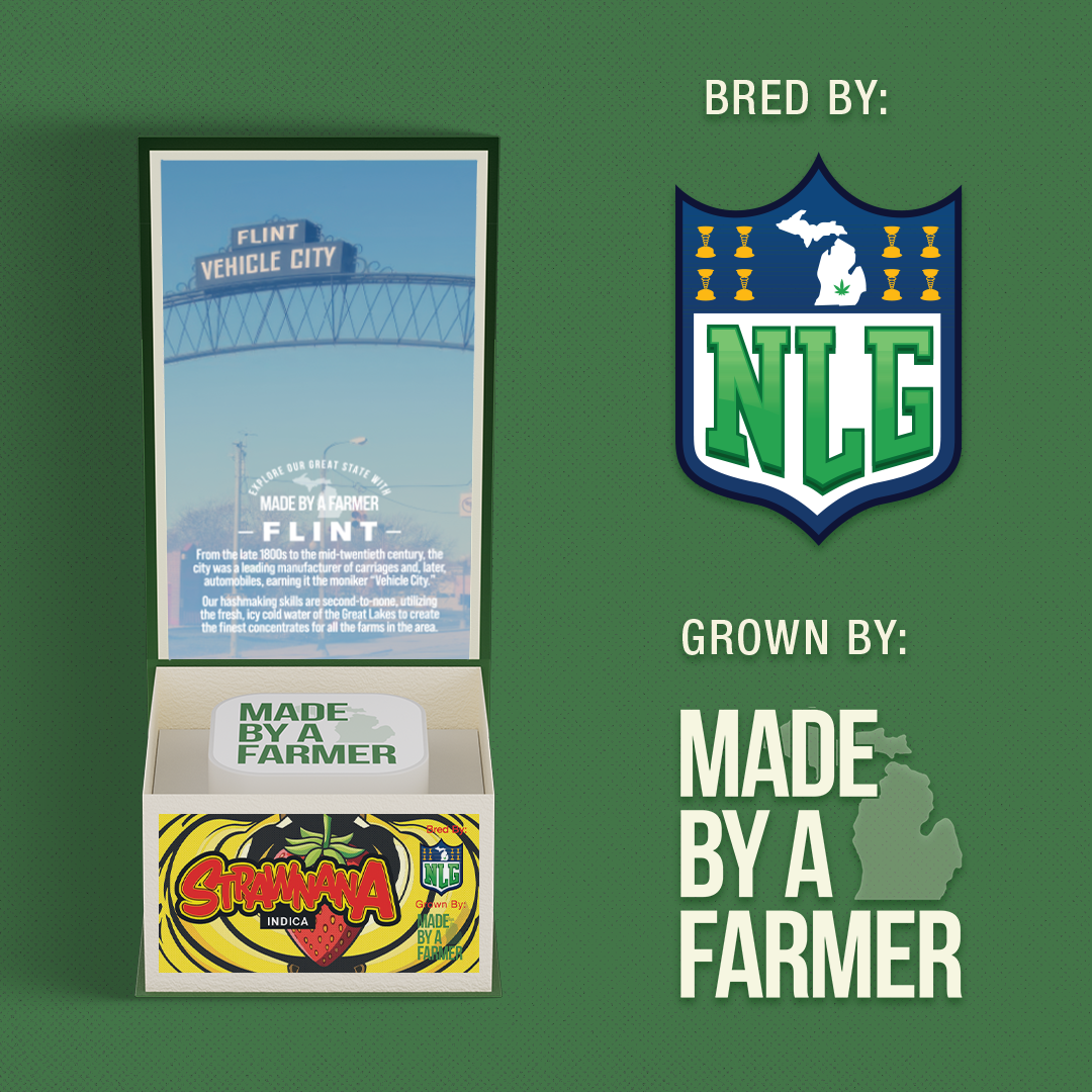 Photograph of product: Made By A Farmer | au chocolat Rosin | Strawnana | 1g