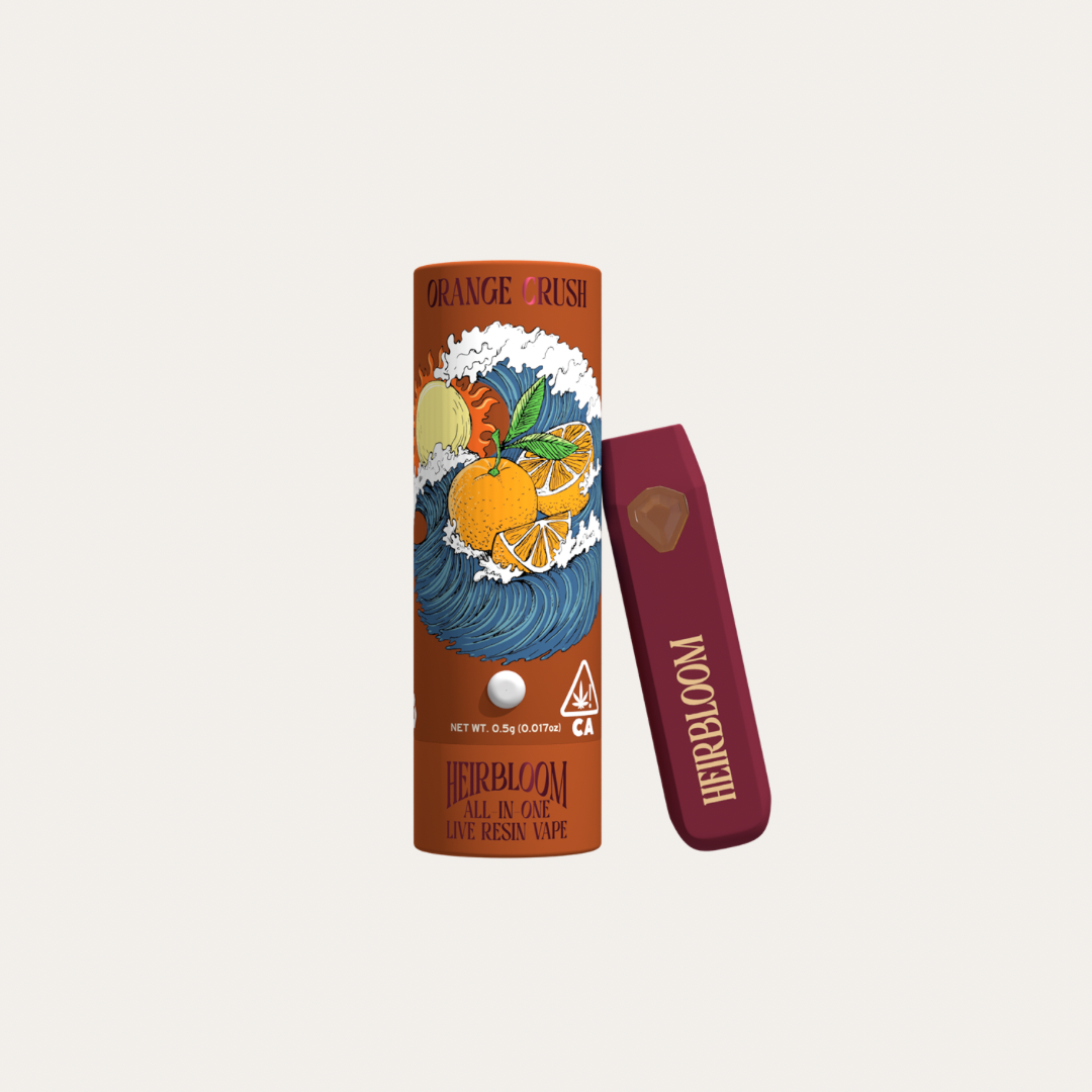 Photograph of product: Heirbloom Legacy - .5g AIO - Orange Crush