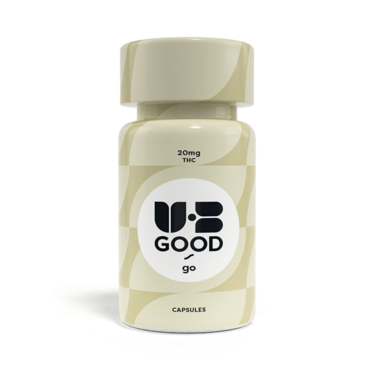 Photograph of Product: Go Capsules | UB Good | 220mg | 20 pk | Hybrid