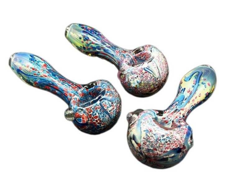 Photograph of product: 45PAFRT 4.5" STRAIGHT ART FRIT HAND PIPE