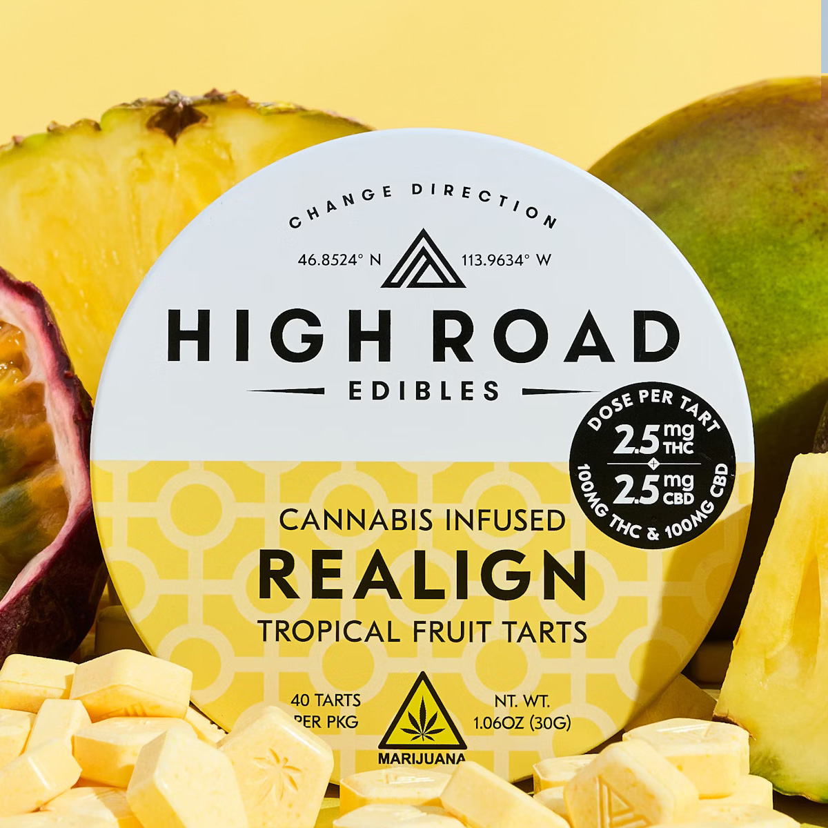 Photograph of product: High Road 1:1 Tropical Realign Fruit Tarts
