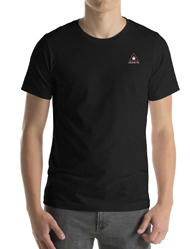 Photograph of product: Theory - T-Shirt "CONTAINS" (XL) [Black]